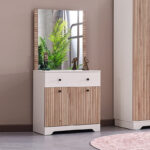 Movo Polo 1-Drawer 2-Door Dresser with Mirror