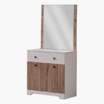 Movo Polo 1-Drawer 2-Door Dresser with Mirror