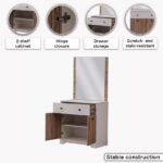 Movo Polo 1-Drawer 2-Door Dresser with Mirror