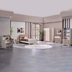 Movo Polo 1-Drawer 2-Door Dresser with Mirror