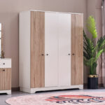 Movo Polo 4-Door Wardrobe