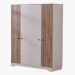 Movo Polo 4-Door Wardrobe