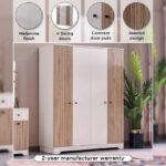 Movo Polo 4-Door Wardrobe