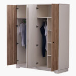 Movo Polo 4-Door Wardrobe
