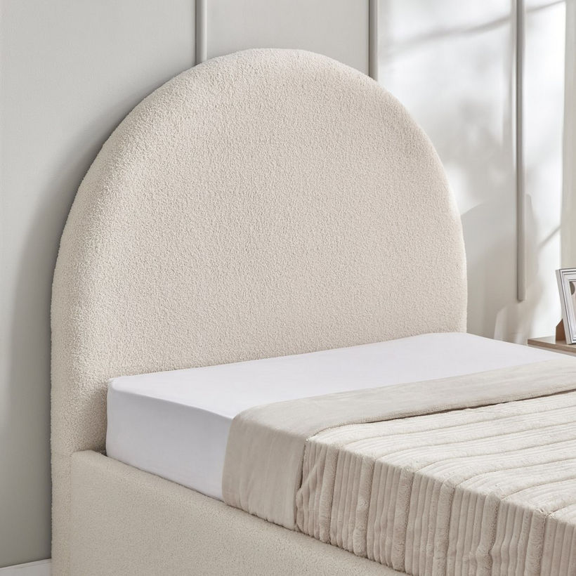 iCloud Upholstered Twin Bed with Hydraulic Storage - 120x200 cm - Image 6