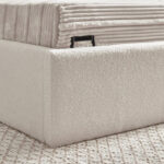 iCloud Upholstered Twin Bed with Hydraulic Storage - 120x200 cm