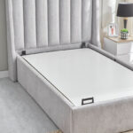 Movo Maine Lewis Hydraulic Storage Twin Upholstered Bed - 120x200 cm