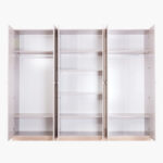 Hayes 6-Door Wardrobe with Mirror