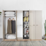 Hayes 6-Door Wardrobe with Mirror