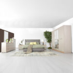 Hayes 6-Door Wardrobe with Mirror