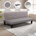 Titan 3-Seater Fabric Sofa Bed