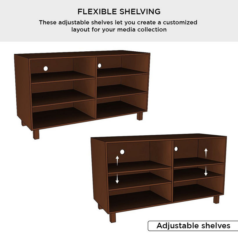 Vegas 1.2 Metre High TV Unit for TVs up to 50 inches - Image 8