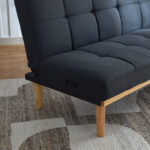 Odin 3-Seater Fabric Sofa Bed with USB Port