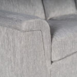 Munich 2-Seater Fabric Sofa with 2 Cushions