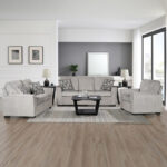 Munich 2-Seater Fabric Sofa with 2 Cushions
