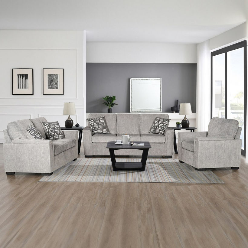 Munich 2-Seater Fabric Sofa with 2 Cushions - Image 9