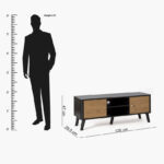 Emila 1.2 Metre TV Unit for TVs up to 50 inches