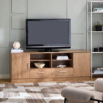 Larson 1.8 Metre High TV Unit for TVs up to 75 inches