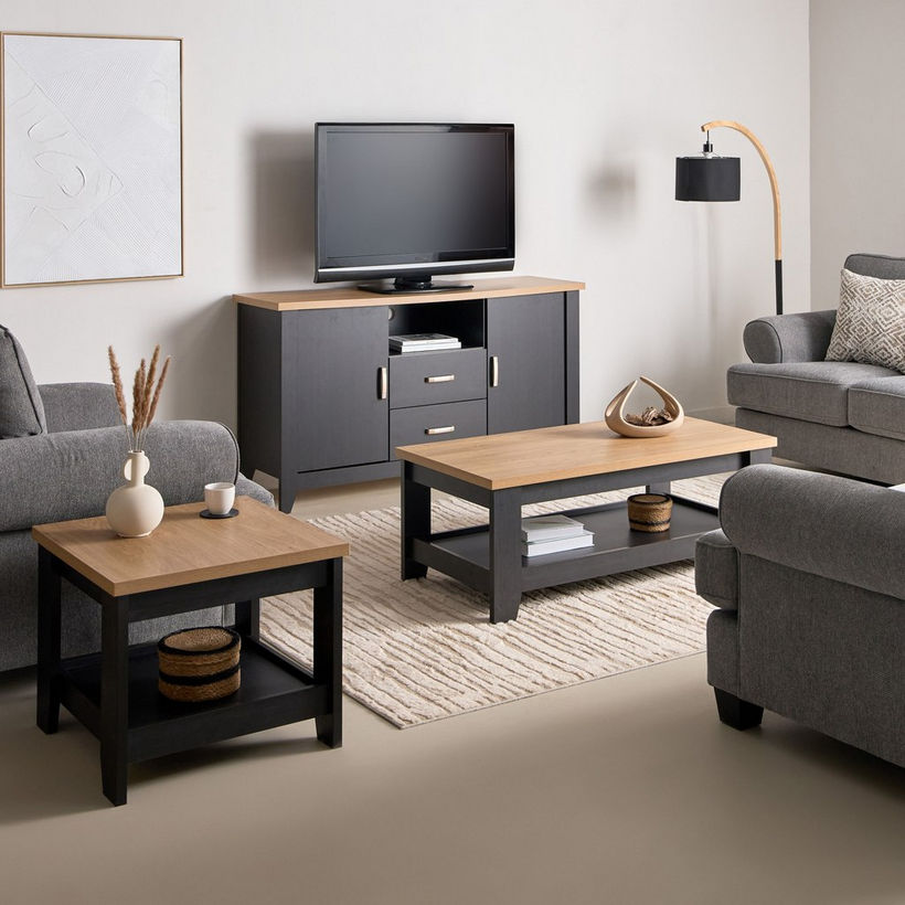 Sky Wooden Top End Table - Image 9