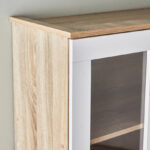 Alford 3-Door Kitchen Cabinet with Drawer and Hutch