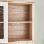 Alford 3-Door Kitchen Cabinet with Drawer and Hutch