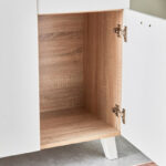 Alford 3-Door Kitchen Cabinet with Drawer and Hutch