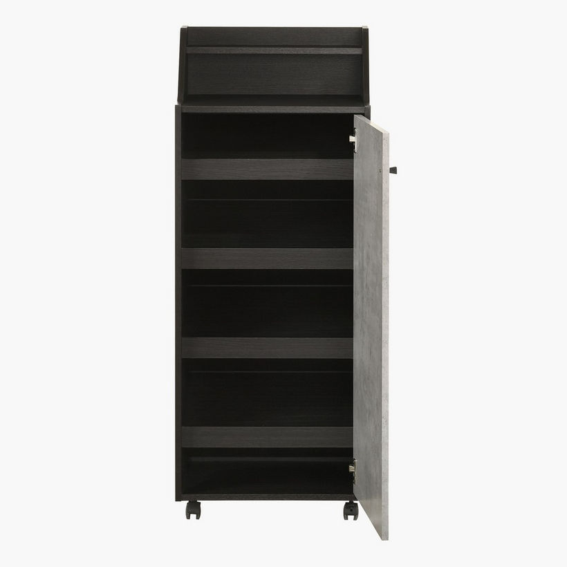 Rover 18-Pair Portable Shoe Cabinet with Rack Storage - Image 11
