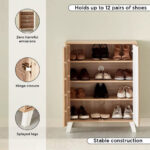 Alford 12-Pair Shoe Cabinet with 2 Doors