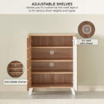 Alford 12-Pair Shoe Cabinet with 2 Doors