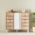 Alford 16-Pair Shoe Cabinet with 3 Doors