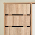 Alford 16-Pair Shoe Cabinet with 3 Doors
