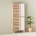 Alford 24-Pair Tall Shoe Cabinet with 4 Doors - Image 21