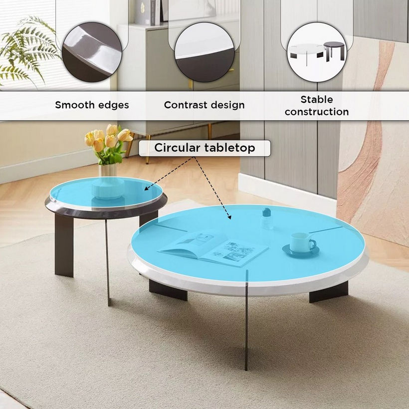 Reno 2-Piece Coffee Table Set - Image 6