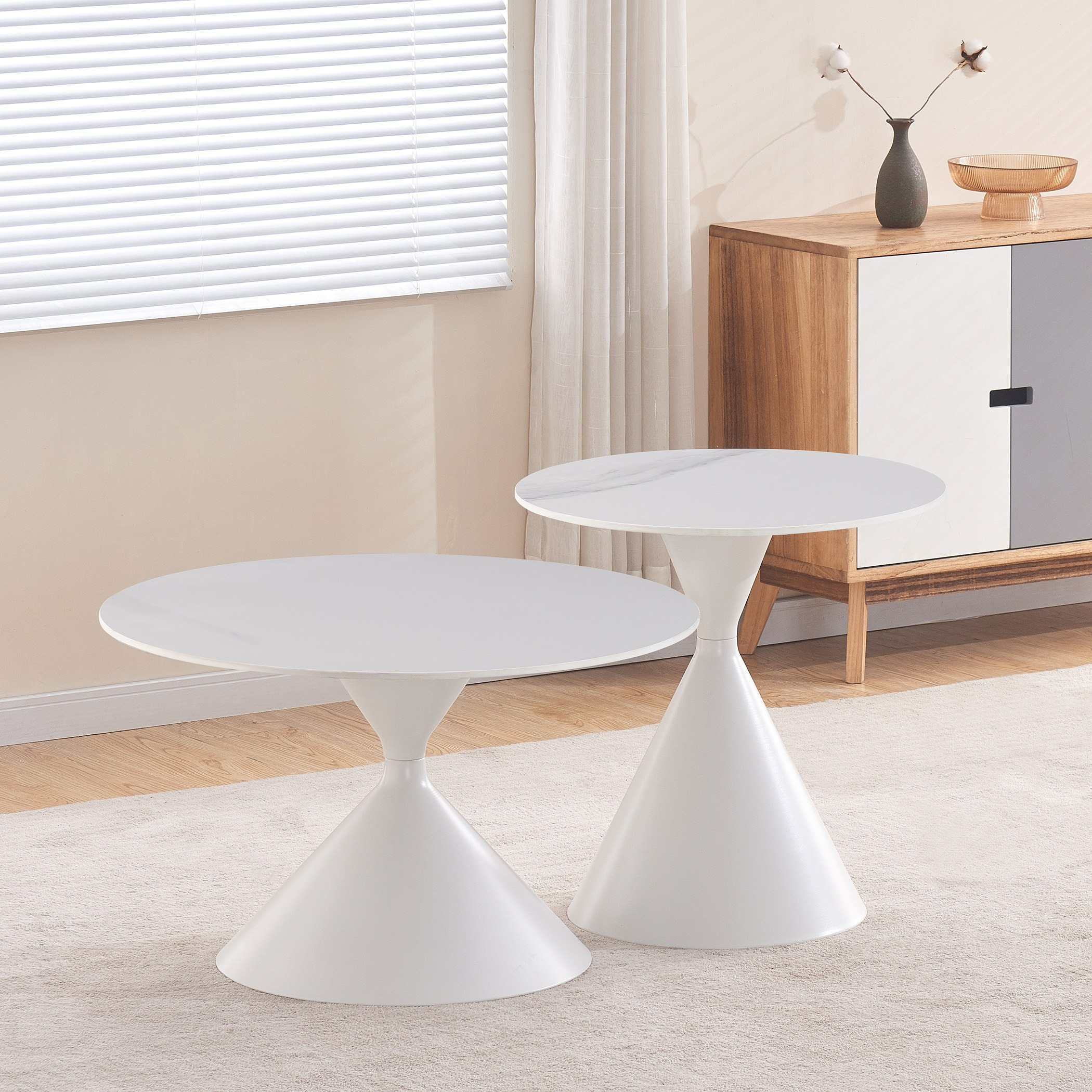 Cypress 2-Piece Sintered Stone Coffee Table Set