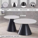 Calamus 2-Piece Sintered Stone Coffee Table Set