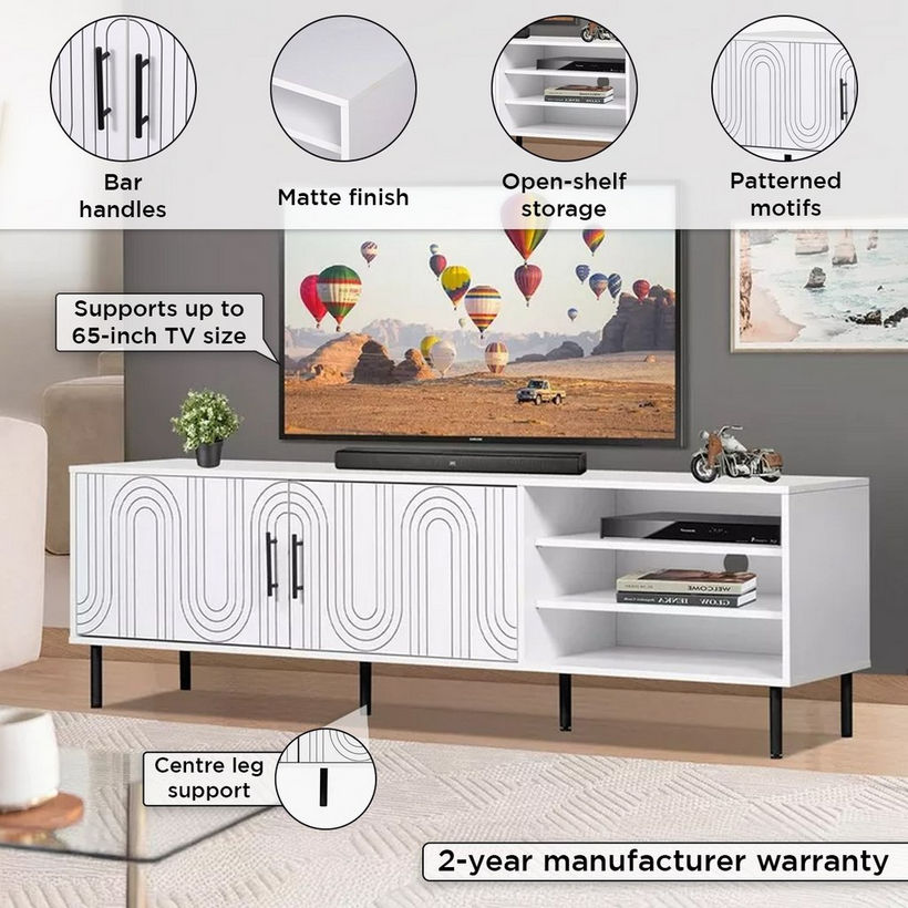 Era 1.8 Metre TV Unit for TVs up to 75 inches - Image 5