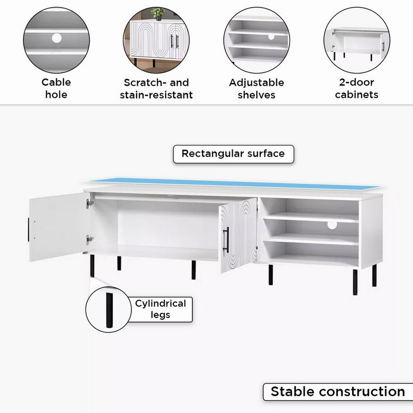Era 1.8 Metre TV Unit for TVs up to 75 inches - Image 6