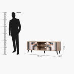 Marshall 1.6 Meter TV Unit for TVs up to 70 inches