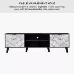 Phoenix 1.8 Metre TV Unit for TVs up to 75 inches