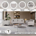 Magnum 2-Seater Fabric Sofa with 2 Cushions