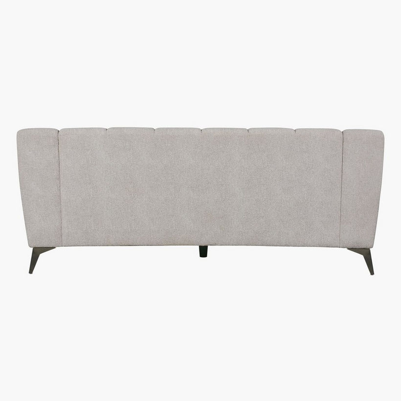 Magnum 3-Seater Fabric Sofa with 2 Cushions - Image 7