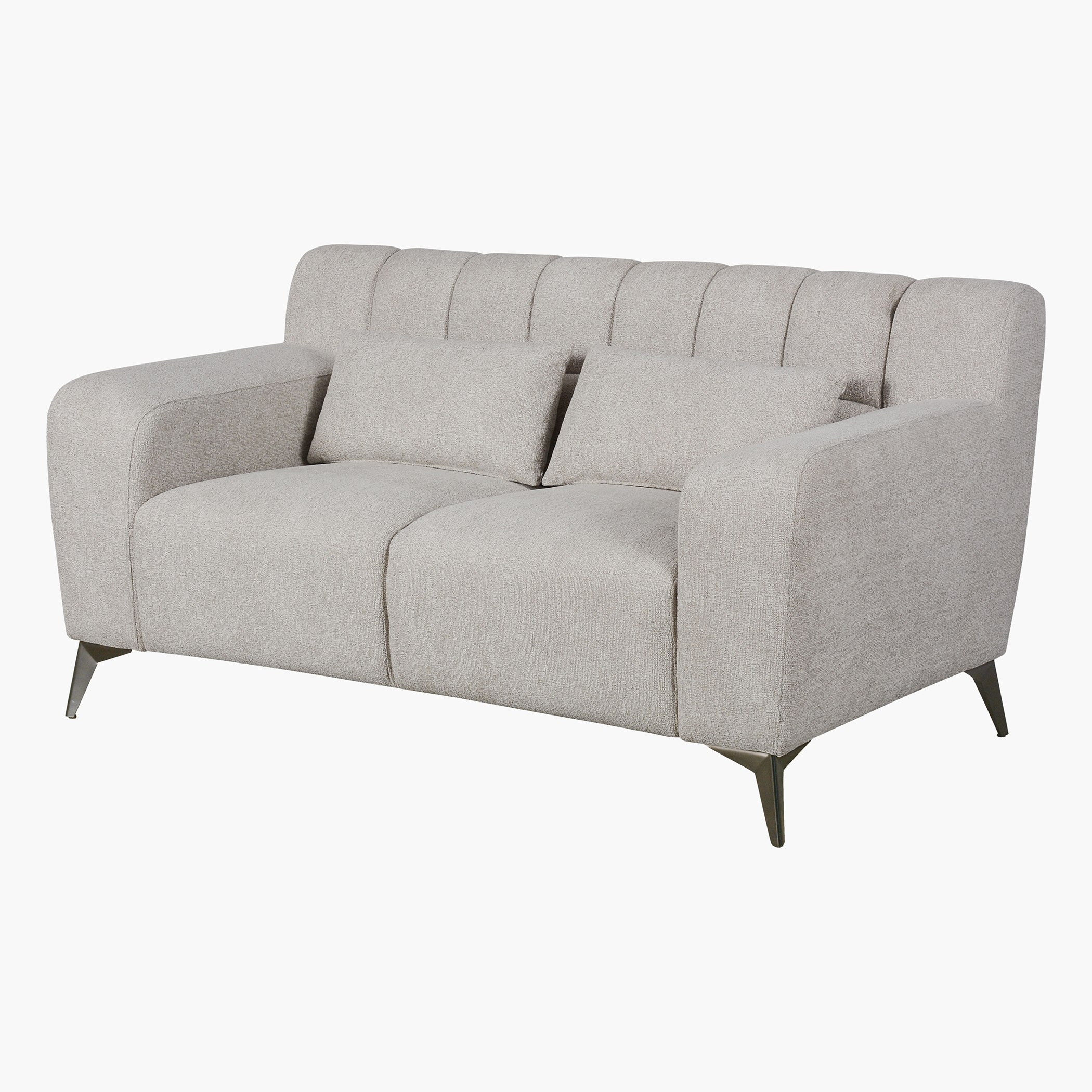 Magnum 2-Seater Fabric Sofa with 2 Cushions
