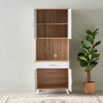 Alford 4-Door Kitchen Cabinet with Drawer