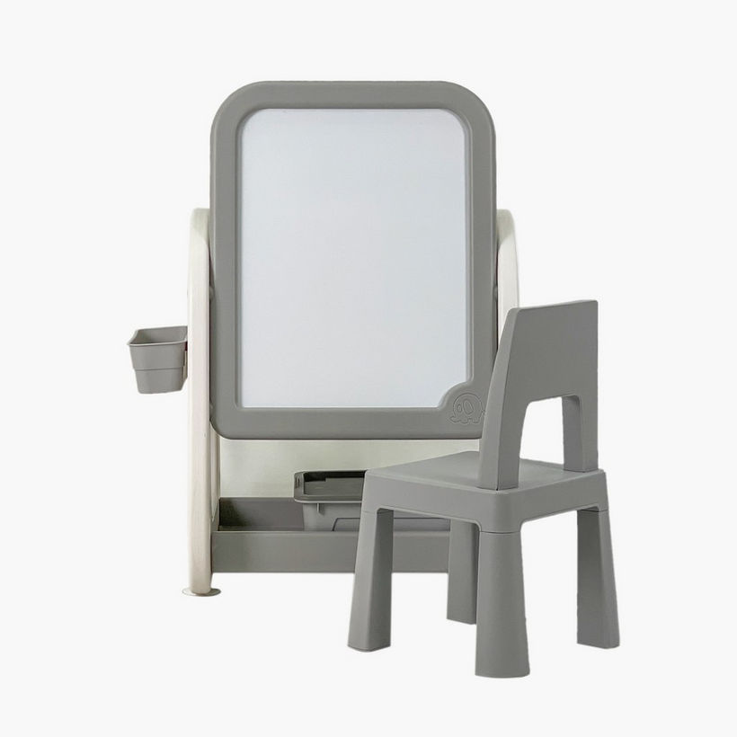 Iris Oslo 4-in-1 Building Block Study Table with Chair and Easel - Image 5