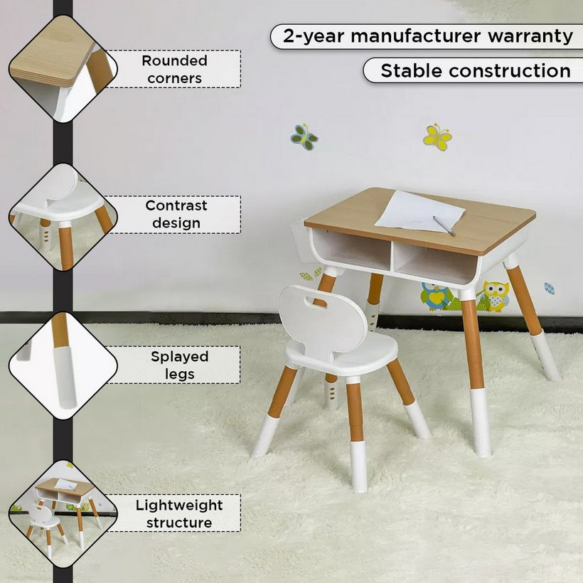 Iris Puma Study Table with Chair - Image 5
