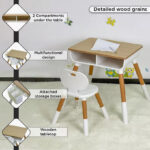 Iris Puma Study Table with Chair