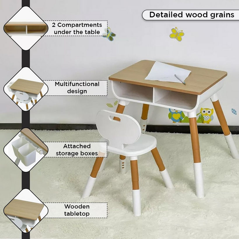 Iris Puma Study Table with Chair - Image 6
