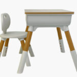 Iris Puma Study Table with Chair