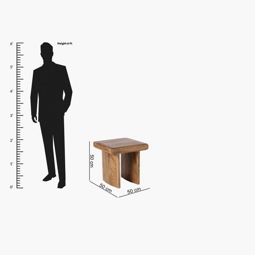 Cavon Clayton Solid Wood End Table - Image 11