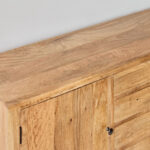 Cavon Clayton 4-Drawer Solid Wood Sideboard Buffet with 2 Doors